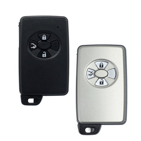 Husa pentru cheie Toyota Estima, Vellfire, Corolla - Techsuit Car Key Case (1015.03) - Black