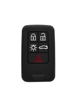 Husa pentru cheie Volvo S60, V60, S80 - Techsuit Car Key Case (1028.01) - Black