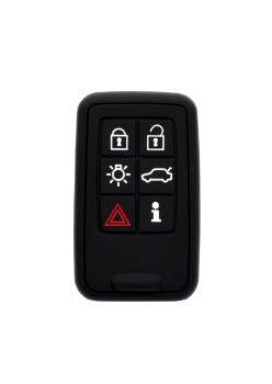 Husa pentru cheie Volvo S60, V60, S80, V70 - Techsuit Car Key Case (1028.02) - Black
