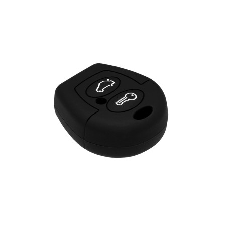 Husa pentru cheie VW Sharan, Bora, Golf - Techsuit Car Key Case (1001.08) - Black