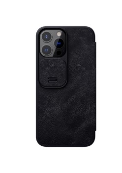 Husa pentru iPhone 13 Pro Max - Nillkin QIN Leather Pro Case - Black