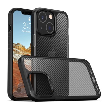 Husa pentru iPhone 13 mini - Techsuit Carbon Fuse - Black