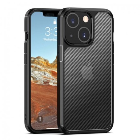 Husa pentru iPhone 13 mini - Techsuit Carbon Fuse - Black
