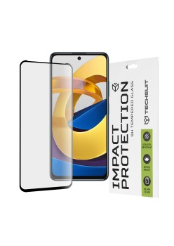 Folie pentru Xiaomi Poco M4 Pro 5G - Techsuit 111D Full Cover / Full Glue Glass - Black