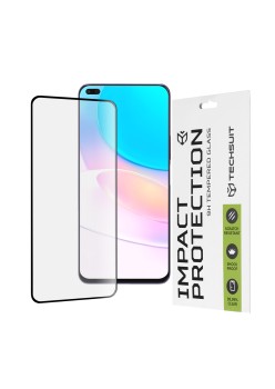 Folie pentru Huawei nova 8i / Honor 50 Lite - Techsuit 111D Full Cover / Full Glue Glass - Black
