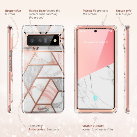 Husa pentru Google Pixel 6 Pro - I-Blason Cosmo - Marble