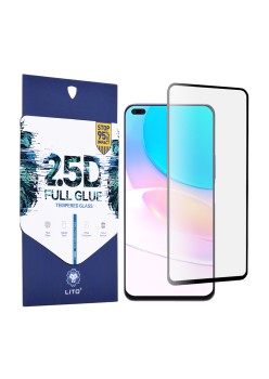 Folie pentru Huawei nova 8i / Honor 50 Lite - Lito 2.5D FullGlue Glass - Black