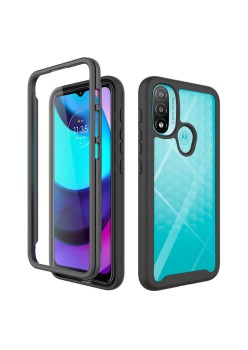 Husa pentru Motorola Moto E20 + Folie - Techsuit Defense360 Pro - Black