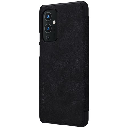 Husa pentru OnePlus 9 - Nillkin QIN Leather Case - Black