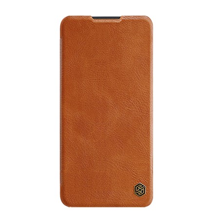 Husa pentru Xiaomi Poco M4 Pro 5G - Nillkin QIN Leather Case - Brown