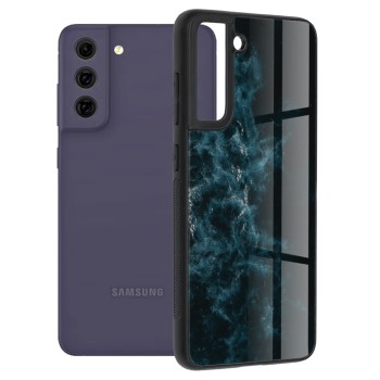 Husa pentru Samsung Galaxy S21 FE 5G - Techsuit Glaze Series - Blue Nebula