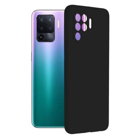 Husa pentru Oppo A94 4G / Reno5 Lite 4G - Techsuit Soft Edge Silicone - Black