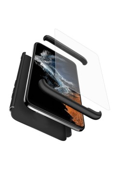 Husa pentru Samsung Galaxy S22 Ultra + Folie - GKK 360 - Black