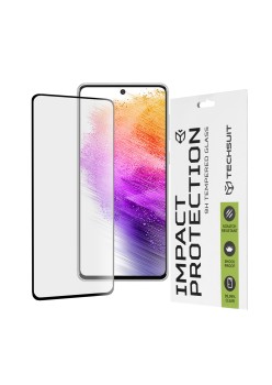 Folie pentru Samsung Galaxy A73 5G - Techsuit 111D Full Cover / Full Glue Glass - Black