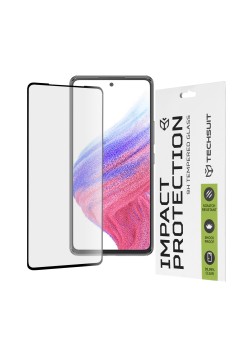 Folie pentru Samsung Galaxy A53 5G - Techsuit 111D Full Cover / Full Glue Glass - Black