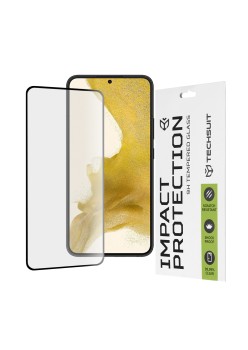 Folie pentru Samsung Galaxy S22 Plus 5G / S23 Plus - Techsuit 111D Full Cover / Full Glue Glass - Black