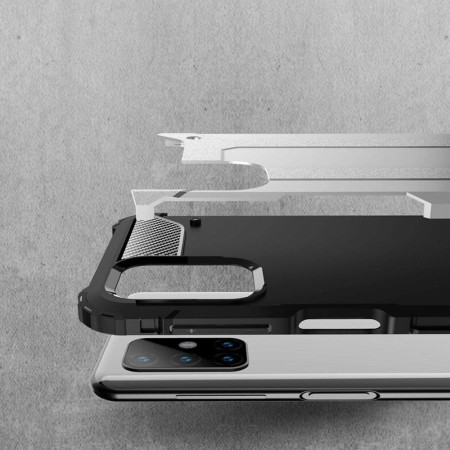 Husa pentru Oppo A16 / A16s / A54s - Techsuit Hybrid Armor - Black