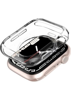 Husa pentru Apple Watch 4 / 5 / 6 / SE / SE 2 / 7 / 8 / 9 (44mm / 45mm) - Spigen Liquid Crystal (ACS04196) - Crystal Clear