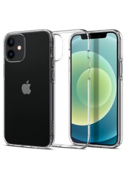 Husa pentru iPhone 12 / 12 Pro - Spigen Liquid Crystal - Clear