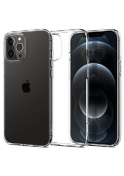 Husa pentru iPhone 12 Pro Max - Spigen Liquid Crystal - Clear