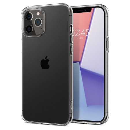 Husa pentru iPhone 12 Pro Max - Spigen Liquid Crystal - Clear