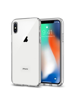 Husa pentru iPhone X / XS - Spigen Liquid Crystal - Clear