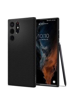 Husa pentru Samsung Galaxy S22 Ultra 5G - Spigen Liquid Air - Matte Black