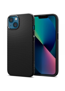 Husa pentru iPhone 13 - Spigen Liquid Air - Matte Black