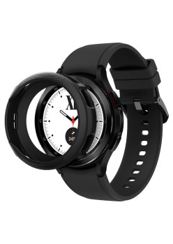 Husa pentru Galaxy Watch4 Classic (42mm) - Spigen Liquid Air - Matte Black