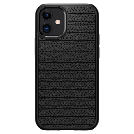 Husa pentru iPhone 12 / 12 Pro - Spigen Liquid Air - Matte Black
