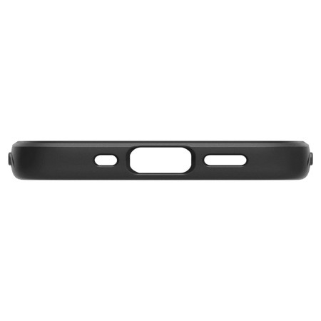 Husa pentru iPhone 12 / 12 Pro - Spigen Liquid Air - Matte Black