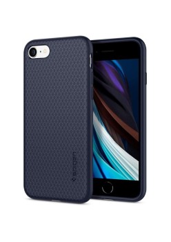 Husa pentru iPhone 7 / 8 / SE 2, SE 2020 / SE 3, SE 2022 - Spigen Liquid Air - Midnight Blue