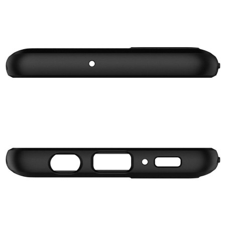 Husa pentru Samsung Galaxy A51 4G - Spigen Liquid Air - Matte Black