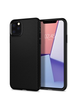 Husa pentru iPhone 11 Pro Max - Spigen Liquid Air - Matte Black