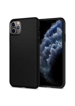 Husa pentru iPhone 11 Pro - Spigen Liquid Air - Matte Black