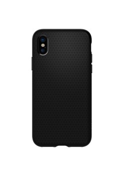Husa pentru iPhone X / XS - Spigen Liquid Air - Matte Black