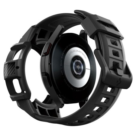 Husa pentru Samsung Galaxy Watch4 Classic (46mm) + Curea - Spigen Rugged Armor Pro - Black