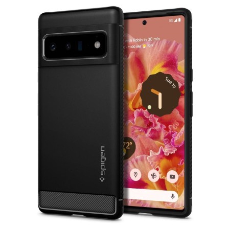 Husa pentru Google Pixel 6 Pro - Spigen Rugged Armor - Black