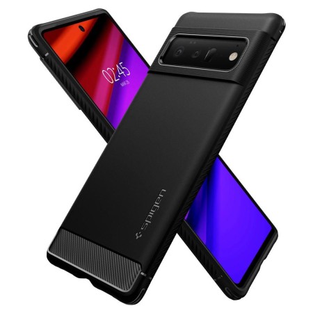 Husa pentru Google Pixel 6 Pro - Spigen Rugged Armor - Black