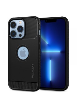 Husa pentru iPhone 13 Pro - Spigen Rugged Armor - Black