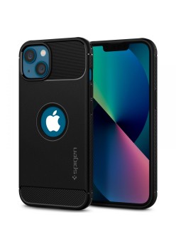 Husa pentru iPhone 13 mini - Spigen Rugged Armor - Black