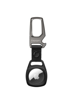 Husa pentru Apple AirTag - Spigen Rugged Armor - Black