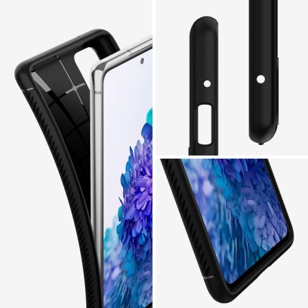 Husa pentru Samsung Galaxy S20 FE 4G / S20 FE 5G - Spigen Rugged Armor - Black