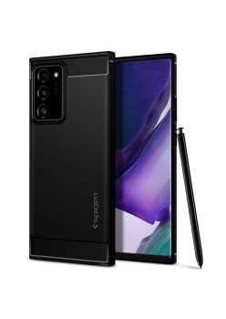 Husa pentru Samsung Galaxy Note 20 Ultra / Note 20 Ultra 5G - Spigen Rugged Armor - Black