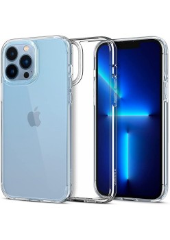 Husa pentru iPhone 13 Pro - Spigen Ultra Hybrid - Crystal Clear
