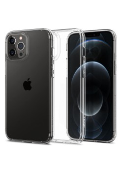 Husa pentru iPhone 12 Pro Max - Spigen Ultra Hybrid - Clear