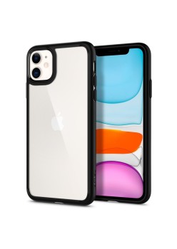 Husa pentru iPhone 11 - Spigen Ultra Hybrid - Matte Black