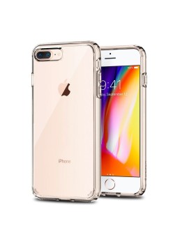 Husa pentru iPhone 7 Plus / 8 Plus - Spigen Ultra Hybrid 2 - Crystal Clear