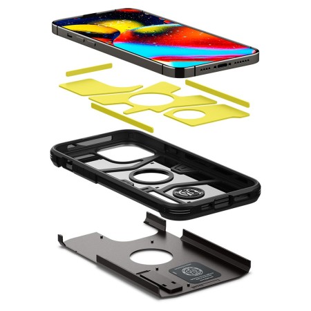 Husa pentru iPhone 13 Pro - Spigen Tough Armor - Black