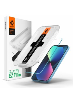 Folie pentru iPhone 13 / 13 Pro / 14 - Spigen Glas.tR EZ FIT - Clear